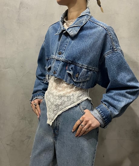 Remake Levi's Short Denim Jacket BL