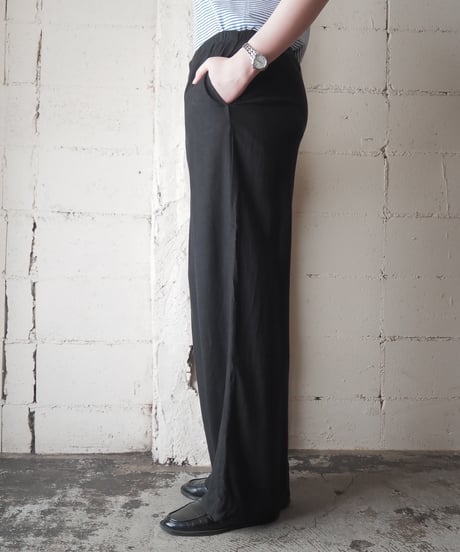 a new day Linen Easy Wide Pants BK