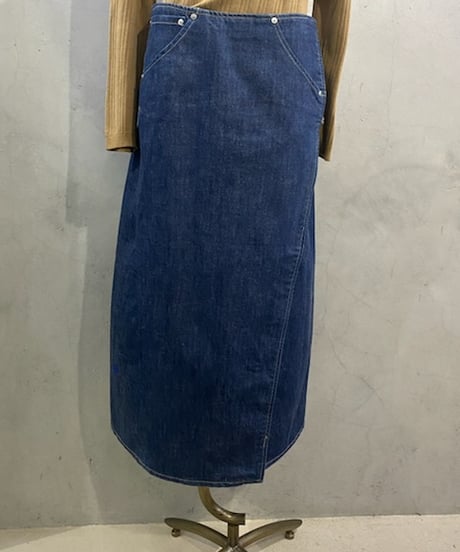 Levi's ENGINEERED Wrap Long Skirt BL