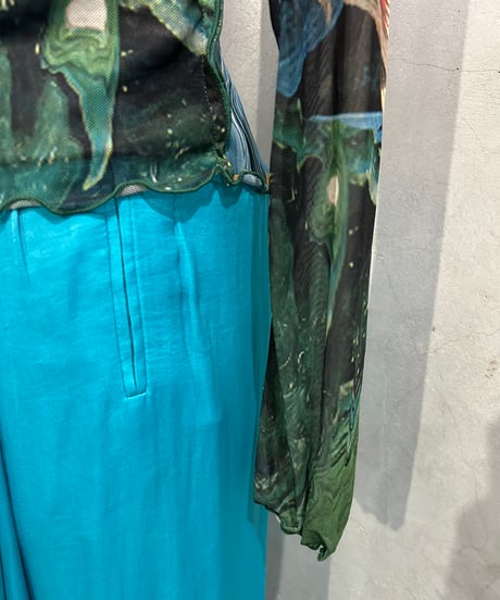 Desigual Sheer Tops PI GN
