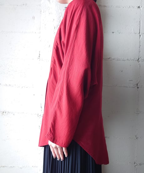 Dolman Sleeve Gather Shirt RE