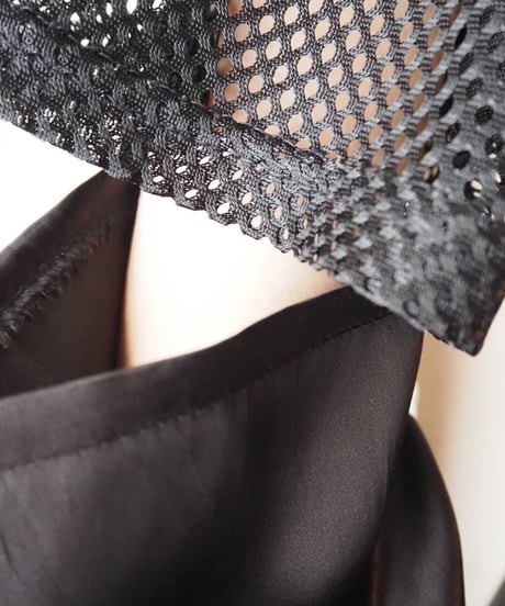 Remake Drawstring Mesh Tops BK