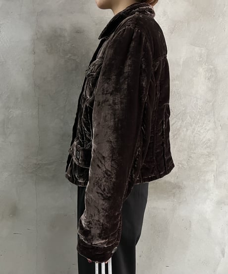 Velour Pocket Jacket PURBR