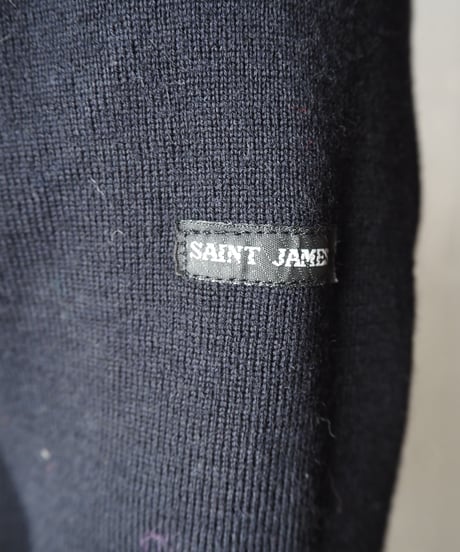 SAINT JAMES Shoulder Button Knit BK