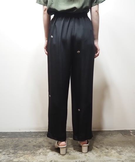 Pattern Easy Pants BK WH
