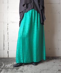 1970's Shadow Flower Long Skirt GN