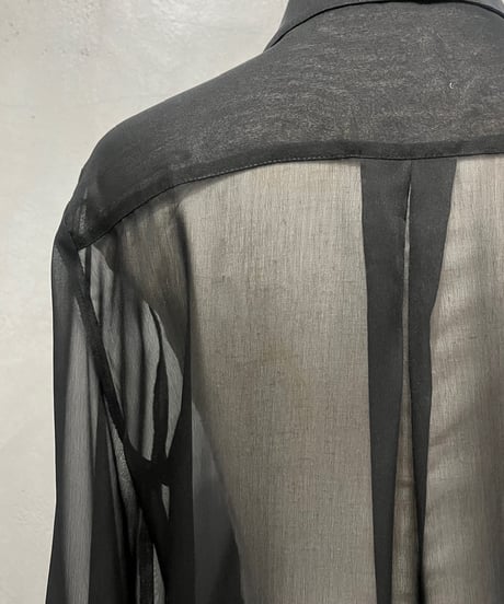 L/S Sheer Shirt BK