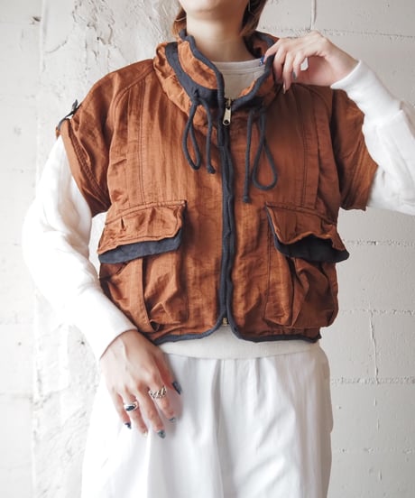 Bicolor stand color vest BR