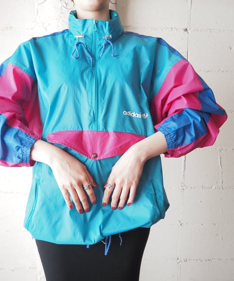 adidas Tricolor Color Half Zip Jacket GNPIBL
