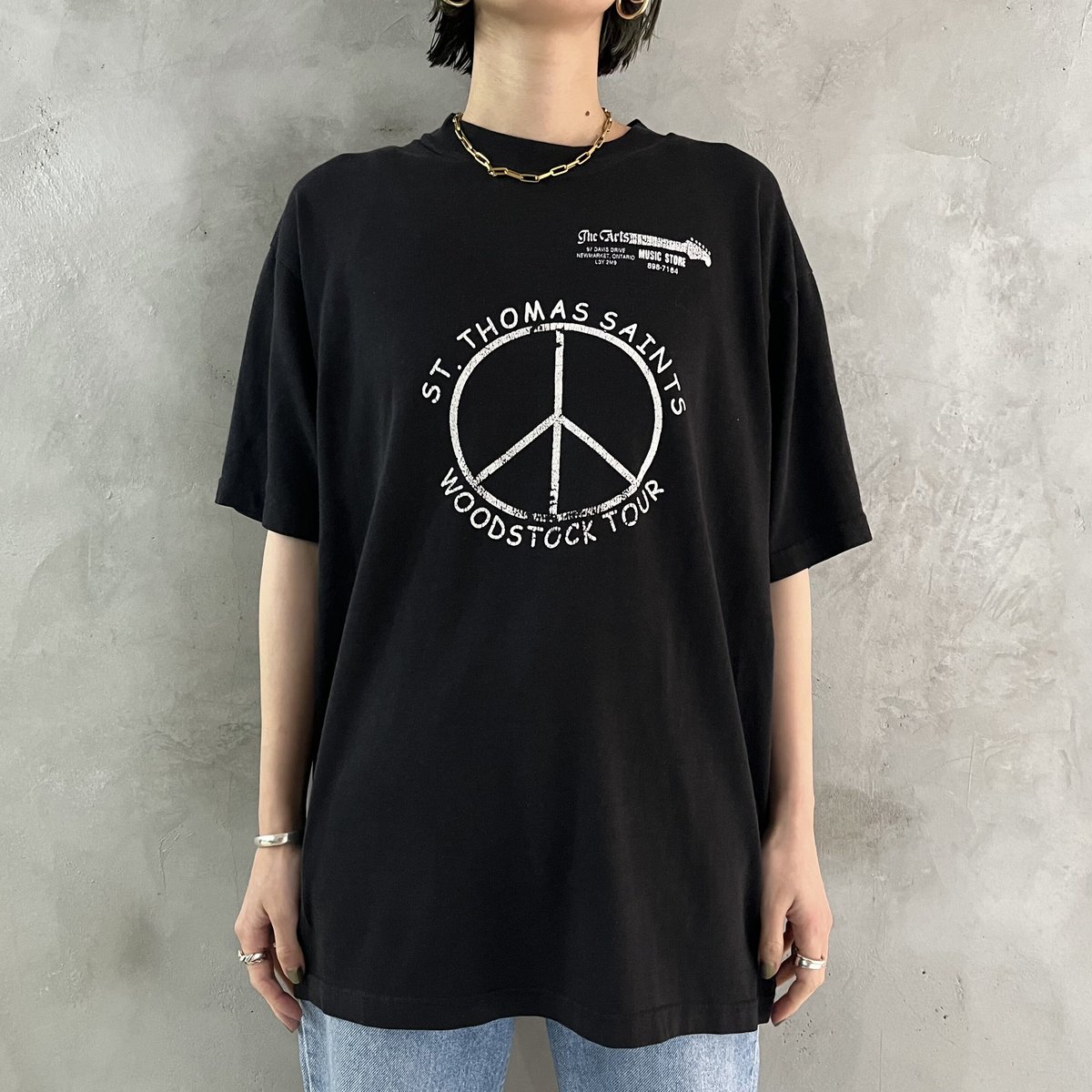 belvet ピースマークtシャツ　Mサイズ Peace mark tee – BELVET