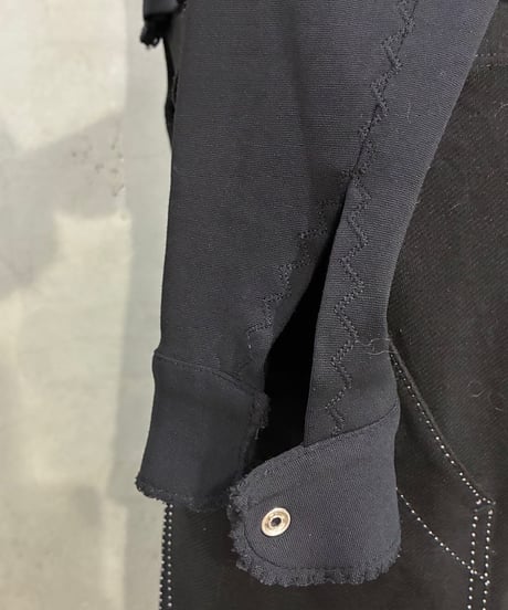 SPORTMAX Paneled Seam Design Zipup Tops BK