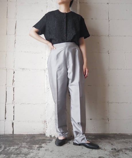 Center Press Silk Pants GR