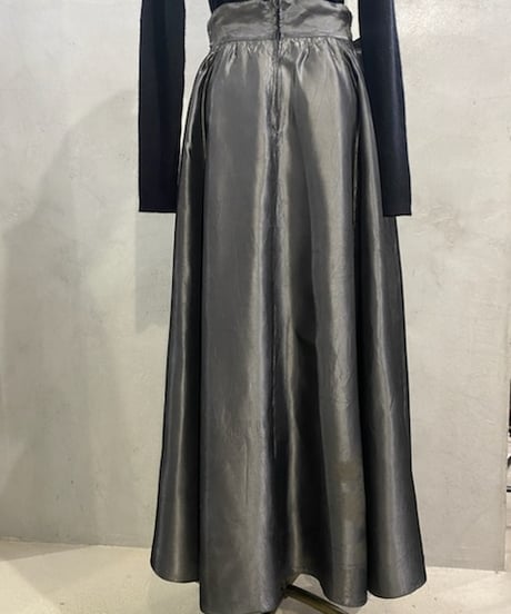 Ribbon Circular Satin Skirt SV