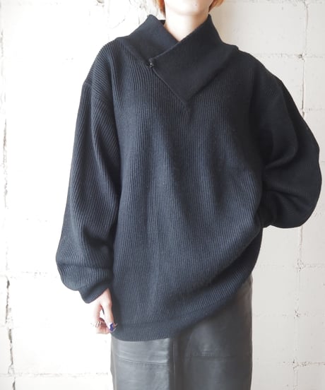 Zip Shawl Collar Sweater NV