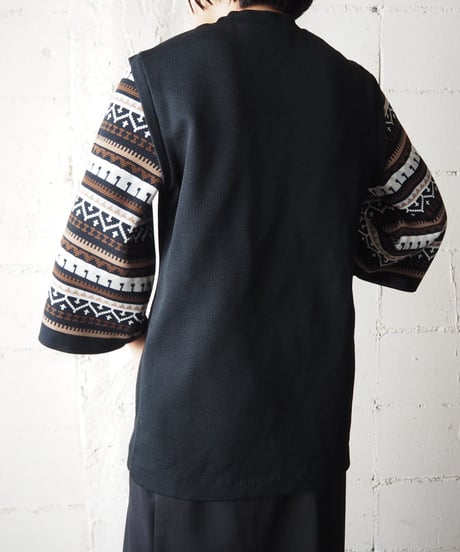 Sears Sleeve Pattern Knit BK