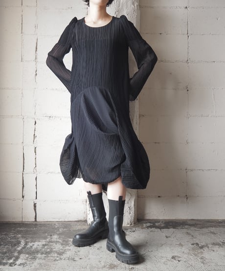 Chloé Transform Pleated Dress BK