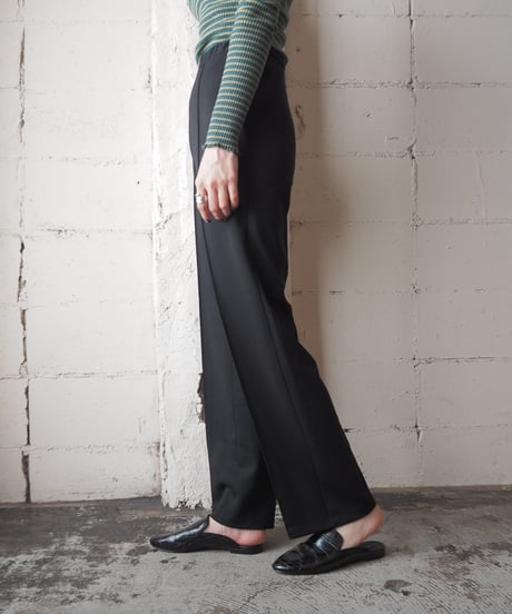 1970’s Center Pressed Poly Pants BK
