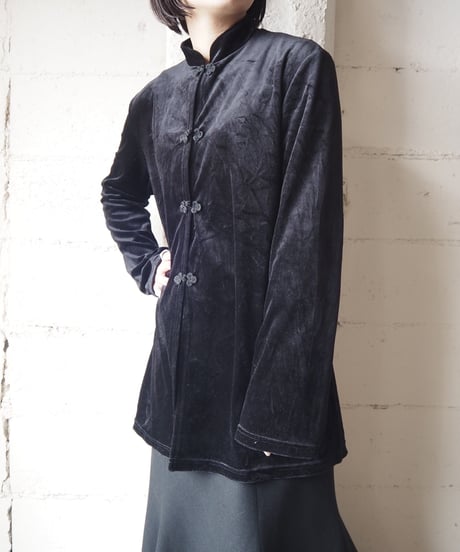 Velour China Shirt BK