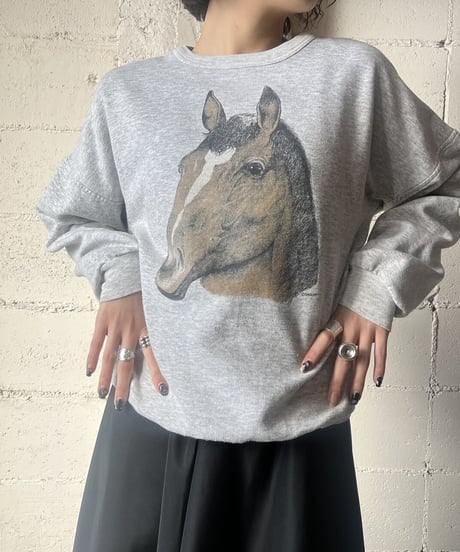 Horse Print Sweat GR