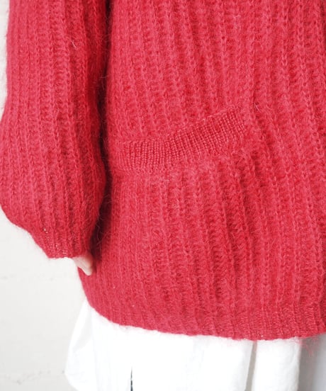 Mohair Knit Cardigan RE