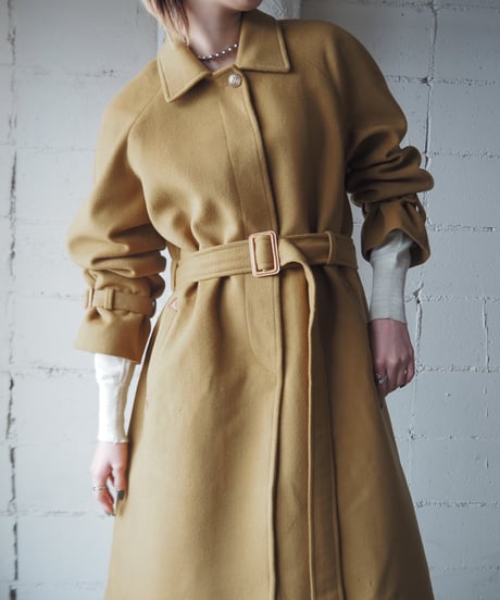 Burberry's Stand Fall Collar Wool Coat YE