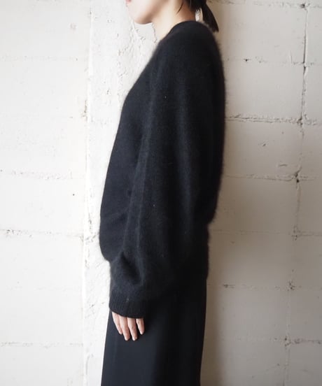 Angora Mix Dolman Knit BK