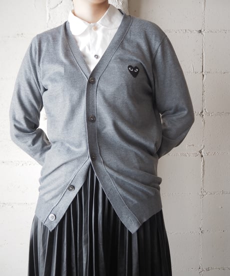 PLAY COMME des GARÇONS V Neck Cardigan GR