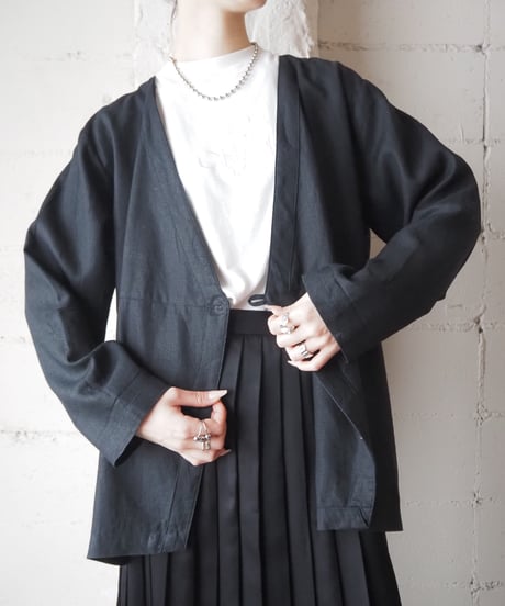 Cachecoeur Linen Jacket BK