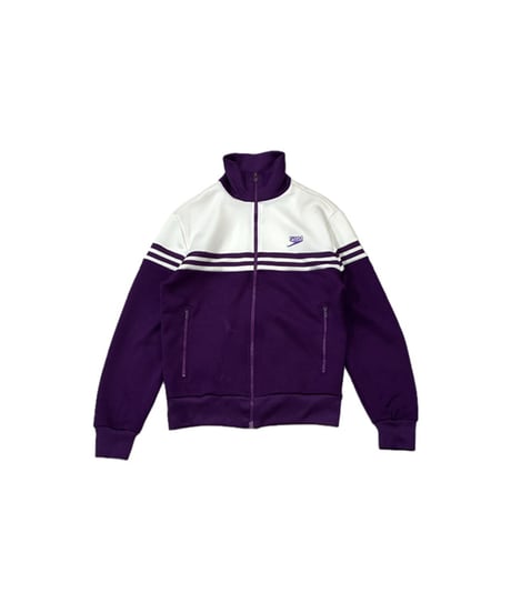 SPEEDO Bicolor High Neck Track Jacket PURWH