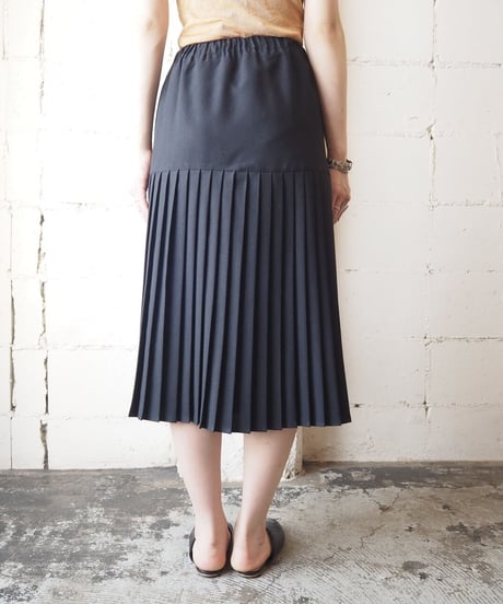 Pleated Easy Skirt BK