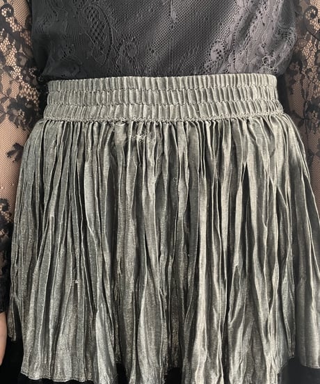 1980’s Mix Pattern Tiered Skirt SLBKGR