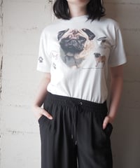 PUG Print Tee WH