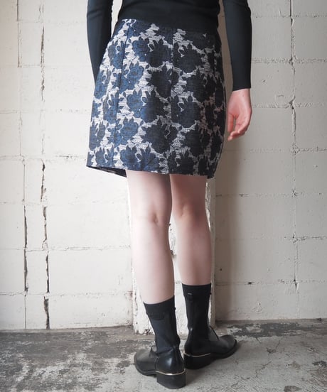 WEEKEND MaxMara Flower Pattern Jacquard Shirt NVWH