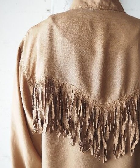 Silk Fringe Shirt BR