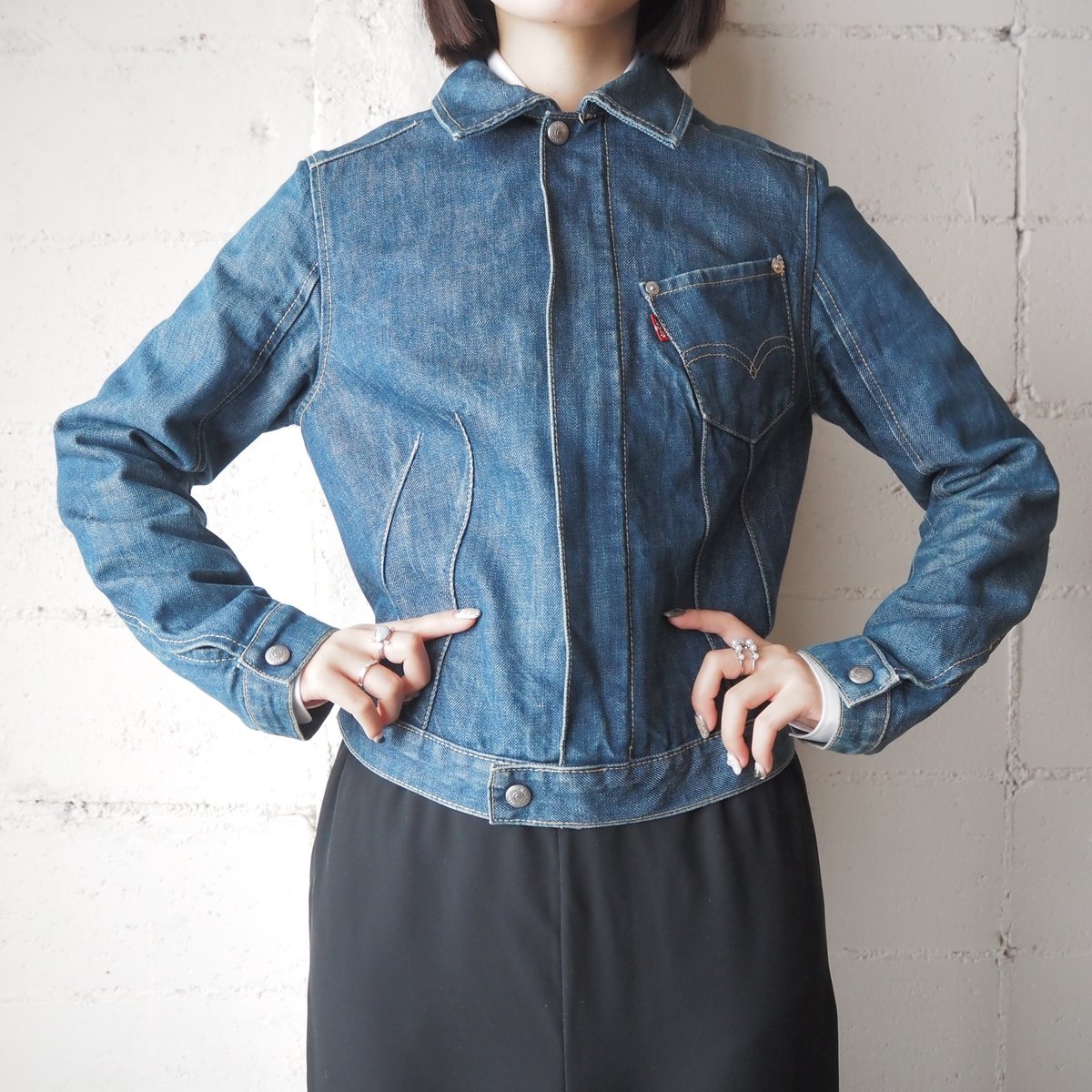 ジャケット・アウター Levi's ENGINEERED DENIM JACKET Levi's ENGINEERED Fly Front Zip Up Denim Jacket