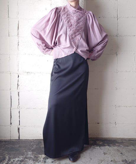 Asymmetric Design Bat Wing Sleeve Blouse PI