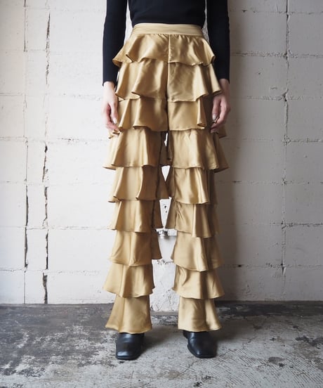 Tiered Satin Pants BE