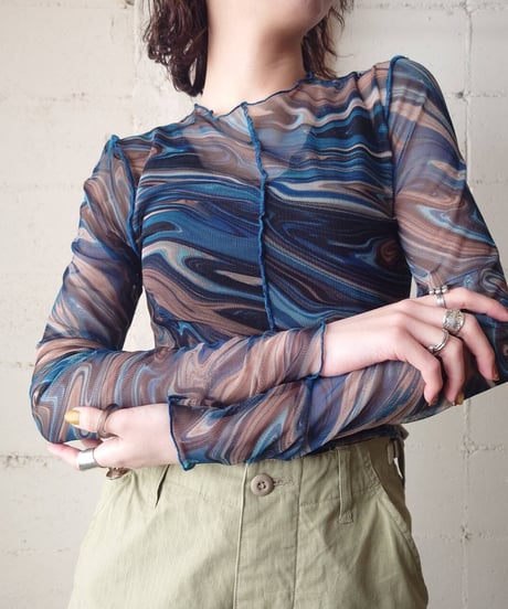 Marble Print Mellow Cutsewn NVBL