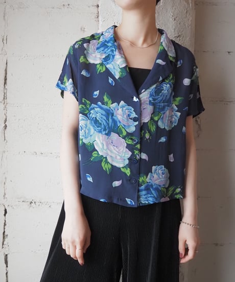 KENZO Flower Pattern Sheer Shirt NV