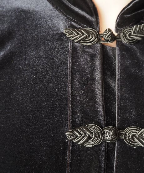 Velour China Shirt BK