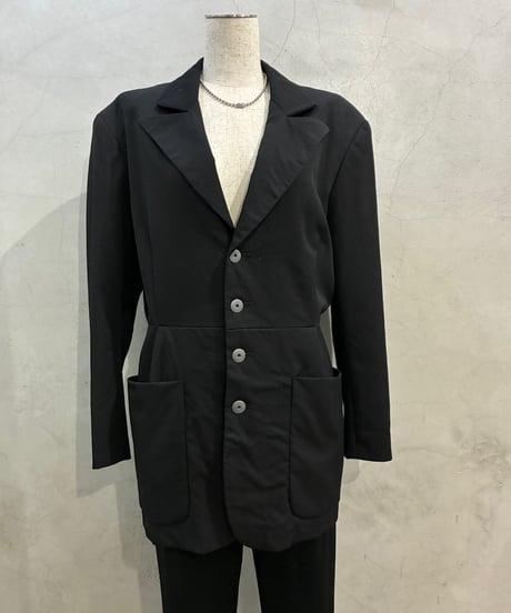 MICHIKO KOSHINO Wool Tuck Jacket BK