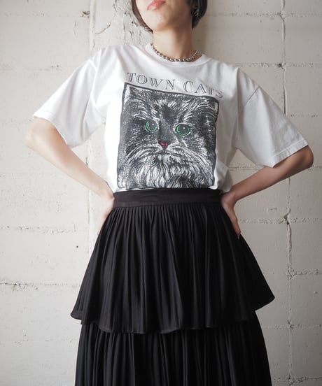 'TOWN CATS' Tee WH