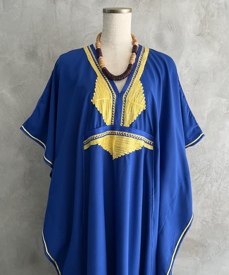 Embroidery Kaftan Dress BLYE