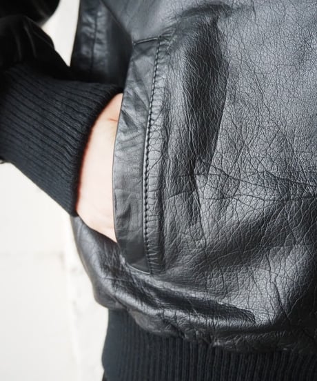 Leather Pullover Tops BK