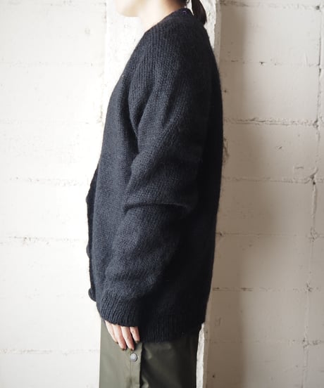 Mohair Knit Cardigan BK