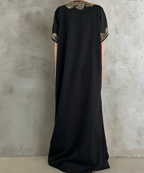Embroidery Short Sleeve Dress YEBK