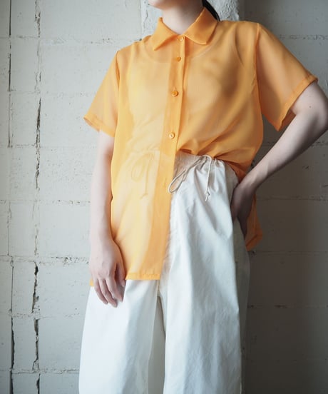 See Through Colour S/S Shirt OR