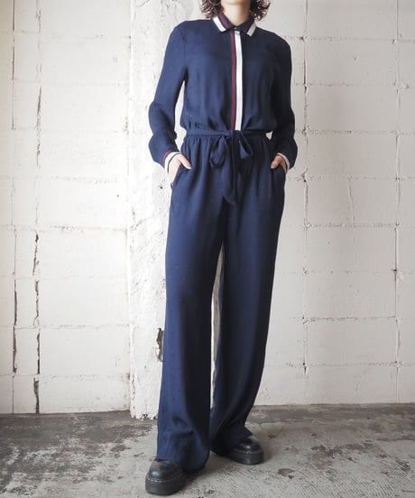 LAUREN Dead Stock Small Pattere Jumpsuits NVWH