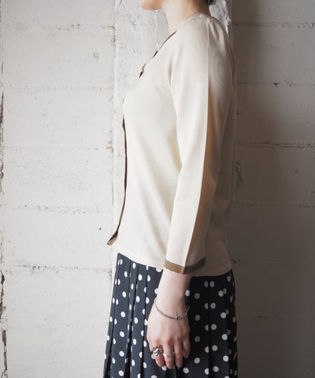 La Mode BALENCIAGA Bi-color Cardigan BE BR
