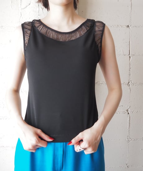 DKNY Sheer Docking Cutsewn BK